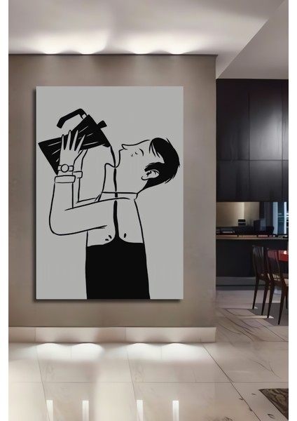 Kahve Tutkunu Dekoratif Ahşap Mdf Ev/işyeri Duvar Tablo Dikdörtgen Ev/işyeri Duvar Tablo