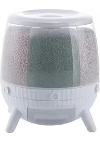 6 Bölmeli 360 Derece Dönebilen 6 Lt Bakliyat Organizeri (4915) indirimleri