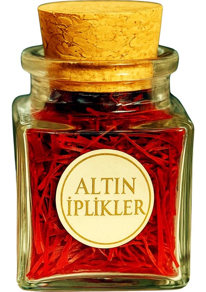 Premium Süper Negin Safran 1,5 gr Cam Şişe Saffron