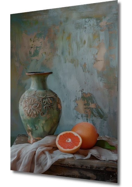 Seramik Vazo ve Greyfurt Ahşap Mdf Dekoratif Ev/işyeri Duvar Tablo Dikdörtgen Ev/işyeri Duvar Tablo fiyatları