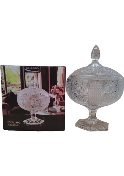 Cam Draje Şekerlik Ayaklı ROYALEKS-PAK-410