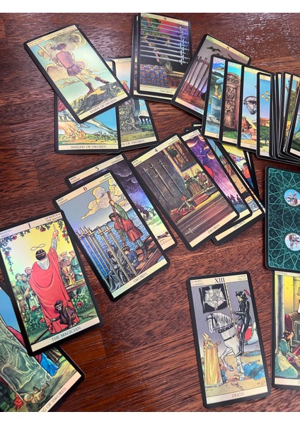 Tarot Of The New Vision 78 Adet Renkli Tarot Kartı Seti-Kartlar ve Tanıtım Kitapçığı