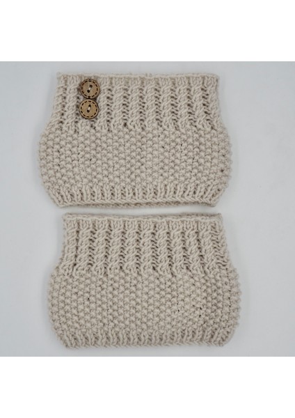 El Örgüsü Bej Bot Manşeti (Boot Cuffs) fiyatları