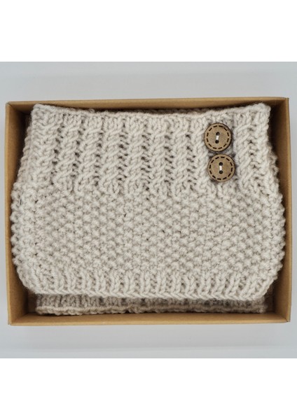 El Örgüsü Bej Bot Manşeti (Boot Cuffs) indirimleri