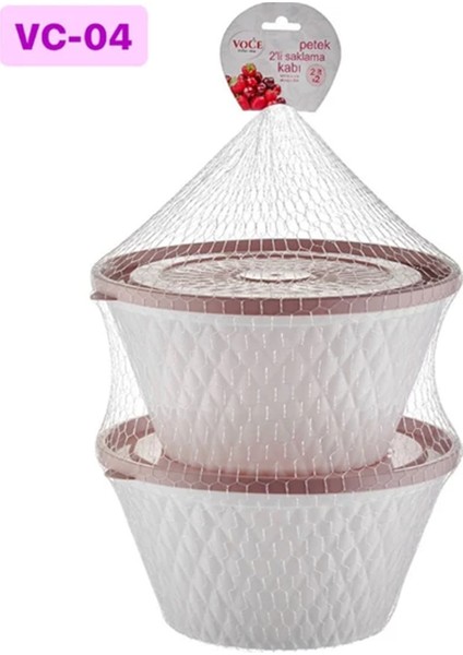 Petek Ikili Saklama Kabı 2 Lt ROYALEKS-VC-004