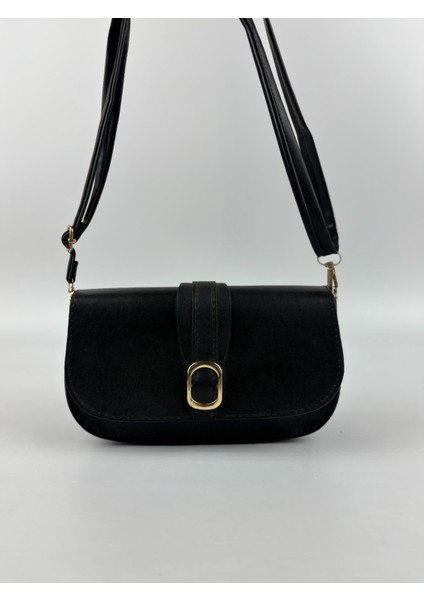 Kadın Suni Deri Siyah Diktörtgen Model Mini El Çantası fiyatları