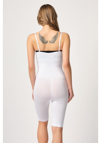 Beyaz Mı Emay 2093 Ön Agraflı Göğsü Açık Paçalı Boy Korse modelleri