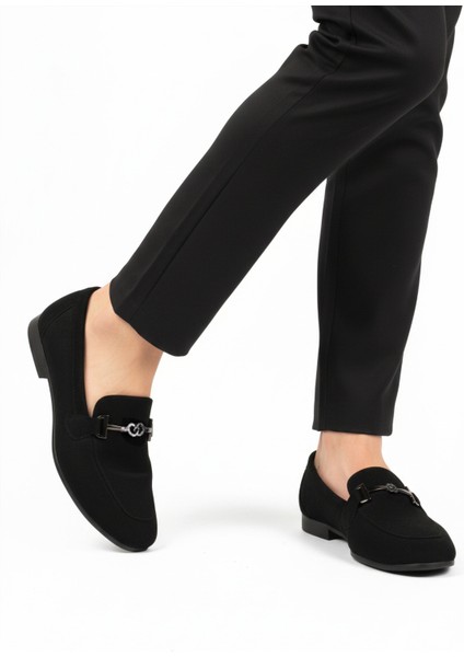 Siyah Süet Hafif Kadın Günlük Ayakkabı 572433 Z modelleri