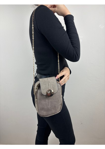 Kadın Süet Vizon Zincir Askılı Kapaklı Mini Boy Çapraz Çanta fiyatları