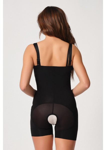 Siyah Mı Emay 2834 Göğsü Açık Ferumalı Tül Popo Boy Lazer Korse modelleri