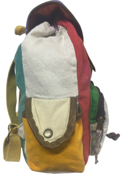 Kaliteli Tek Gözlü Vintage Salaş Disayn Unisex Sırt Günlük Okul Gezi Kamp Trekking Çantası 29CMX36CM fırsatları