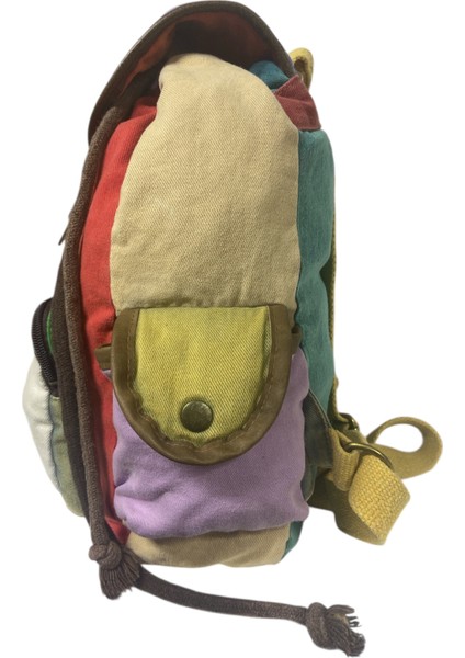 Kaliteli Tek Gözlü Vintage Salaş Disayn Unisex Sırt Günlük Okul Gezi Kamp Trekking Çantası 29CMX36CM indirimleri