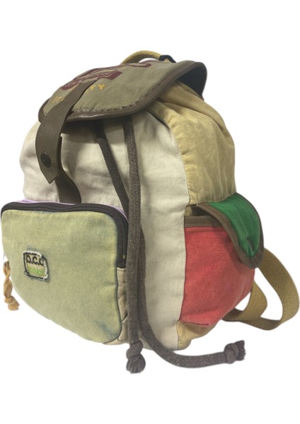 Kaliteli Tek Gözlü Vintage Salaş Disayn Unisex Sırt Günlük Okul Gezi Kamp Trekking Çantası 29CMX36CM modelleri