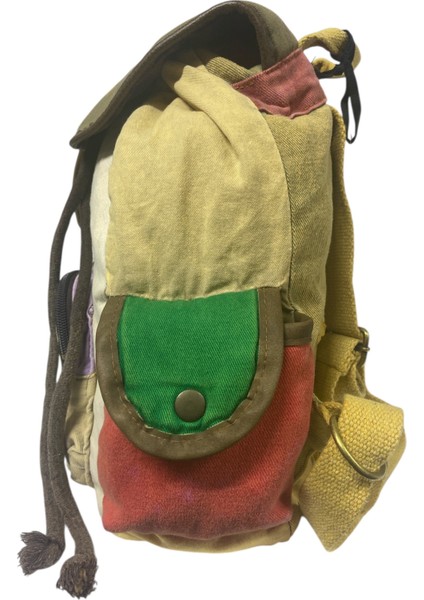 Kaliteli Tek Gözlü Vintage Salaş Disayn Unisex Sırt Günlük Okul Gezi Kamp Trekking Çantası 29CMX36CM indirimleri