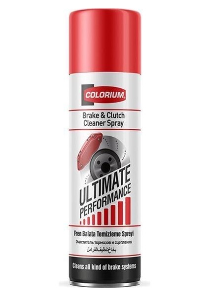Colorium Fren Balata Temizleme Sprey 500 ml Güçlü Yağ, Kir ve Toz Sökücü Temizleyici Sprey