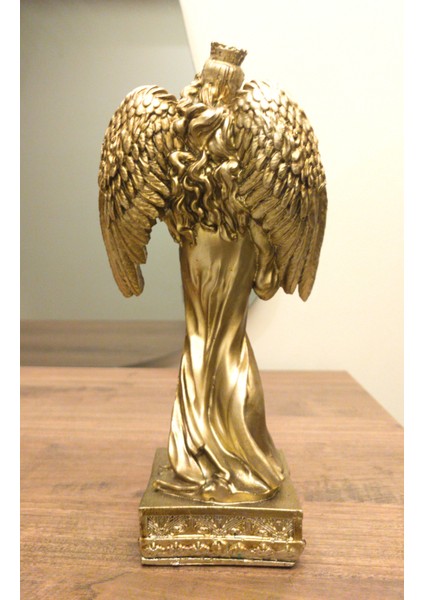 Tasarım Kanatlı Fortuna Biblo 27 cm Ev Dekor Dekoratif Hediyelik fiyatları