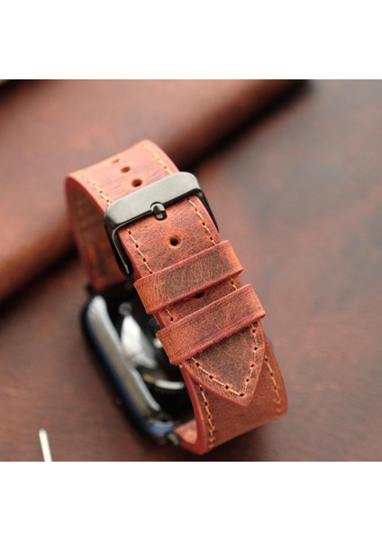 Apple Watch Elit Seri 44-45-46-49(Ultra) Uyumlu Deri Kordon fiyatları