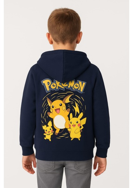 Erkek Çocuk Pokemon Karakterli Sweetshirt
