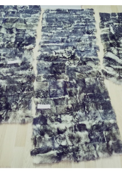 Gerçek Koyun Postundan Toskana Uzun Tüylü, Kalın Tok Duran Rengarenk Halı Seccade fırsatları