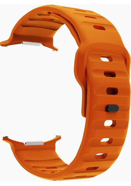 Samsung Galaxy Watch Ultra 47MM Silikon Saat Kayışı Nefes Alabilir Spor Saat Kayışı - Turuncu (Yurt Dışından) modelleri