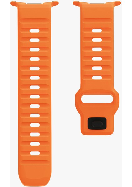 Samsung Galaxy Watch Ultra 47MM Silikon Saat Kayışı Nefes Alabilir Spor Saat Kayışı - Turuncu (Yurt Dışından) indirimleri