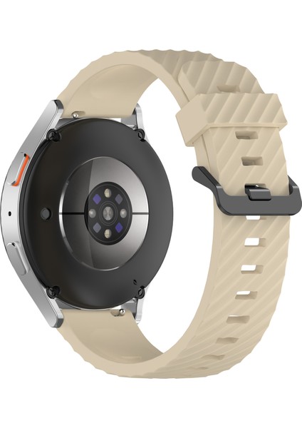 Samsung Galaxy Watch3 45MM/GALAXY Watch 46MM Saat Kayışı 22MM Silikon Saat Bandı - Kayısı (Yurt Dışından)