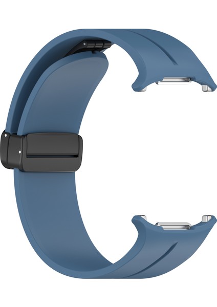 Samsung Galaxy Watch Ultra 47MM Silikon Saat Kayışı Manyetik Katlanır Tokalı Bilek Kayışı - Mavi (Yurt Dışından) indirimleri