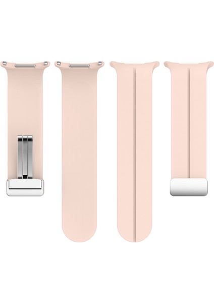 Samsung Galaxy Watch Ultra 47MM Silikon Akıllı Saat Kayışı Gümüş Manyetik Katlanır Tokalı - Gece Mavisi (Yurt Dışından) fiyatları