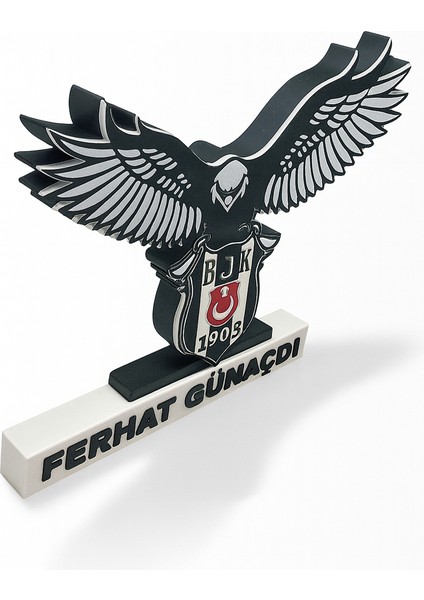 Beşiktaş Taraftar Hediyesi – Kartal Figürlü Kişiye Özel Masa Isimliği fırsatları
