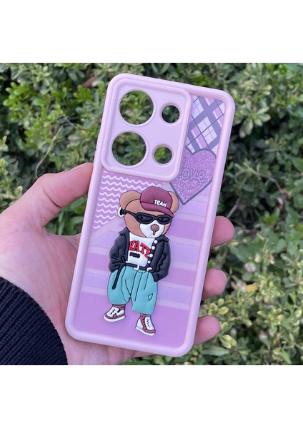 Xiaomi Redmi Note 13 Pro 4g Kılıf Ayıcıklı Darbe Önleyici Silikon Kapak