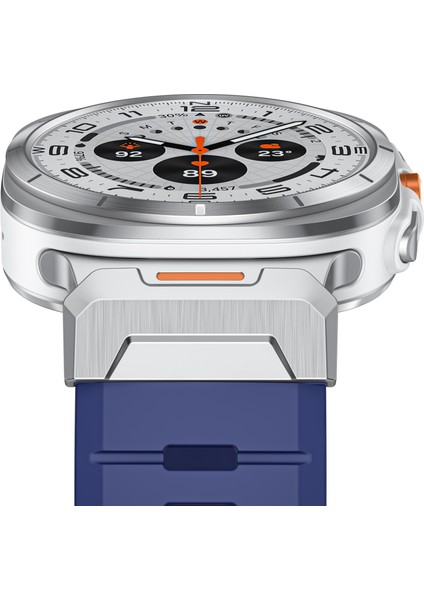 Samsung Galaxy Watch Ultra 47MM Floro Ka Kayış Yedek Spor Saat Bandı - Mavi/gümüş Konnektör (Yurt Dışından) indirimleri