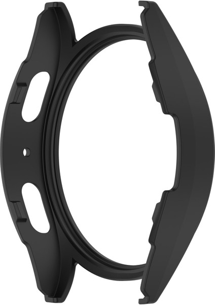 Samsung Galaxy Watch7 44MM Çarpışma Önleyici Pc Saat Kılıfı Için Içi Boş Koruyucu Çerçeve-Siyah (Yurt Dışından) modelleri