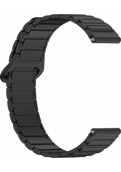 Huawei Watch Gt 5 Pro 46MM/GT 5 46MM/WATCH 4/samsung Galaxy Watch3 45MM Silikon Bant 22MM Manyetik Saat Kayışı-Siyah (Yurt Dışından) indirimleri