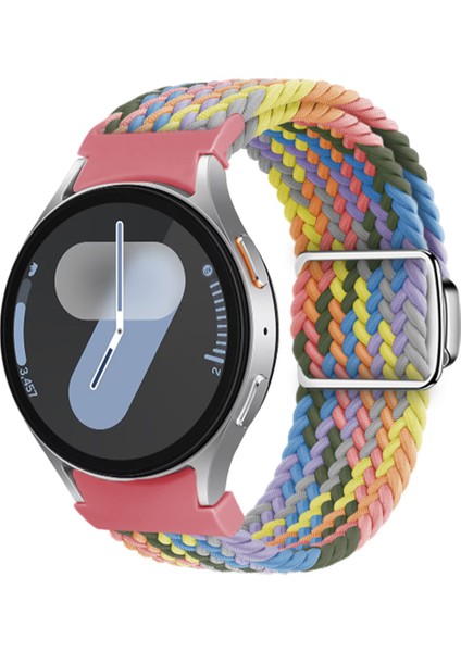 Samsung Galaxy Watch Fe 40MM/WATCH7/6/6 Classic/5/5 Active/5 Pro/4/4 Classic/4 Active Saat Kayışı Manyetik Örgülü Bant - Degrade Mor (Yurt Dışından) fiyatları