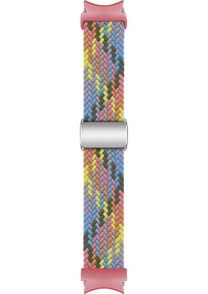 Samsung Galaxy Watch Fe 40MM/WATCH7/6/6 Classic/5/5 Active/5 Pro/4/4 Classic/4 Active Saat Kayışı Manyetik Örgülü Bant - Degrade Mor (Yurt Dışından) modelleri