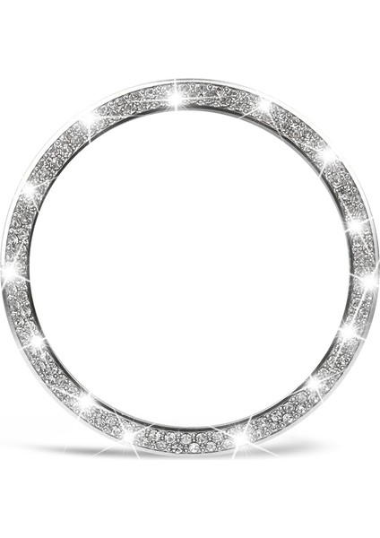 Samsung Galaxy Watch3 45MM - Gümüş Için Parlak Yapay Elmas Dekorlu Çizilmez Saat Çerçeve Halkası (Yurt Dışından) fiyatları