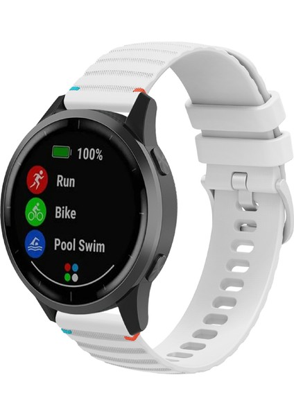 Samsung Galaxy Watch7 44MM/40MM/WATCH Fe 40MM/WATCH6 44MM/40MM Evrensel 20MM Silikon Saat Kayışı-Beyaz (Yurt Dışından) fırsatları