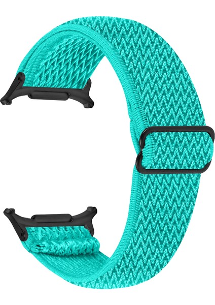 Samsung Galaxy Watch Ultra 47MM Siyah Bağlantılı Ayarlanabilir Elastik Bileklik Kayışı - Nane Yeşili (Yurt Dışından)