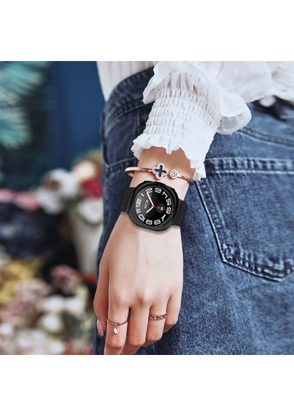 Samsung Galaxy Watch Ultra 47MM Siyah Bağlantılı Ayarlanabilir Elastik Bilek Kayışı - Siyah (Yurt Dışından) fırsatları