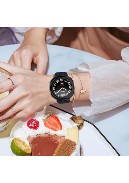 Samsung Galaxy Watch Ultra 47MM Siyah Bağlantılı Ayarlanabilir Elastik Bilek Kayışı - Siyah (Yurt Dışından) indirimleri