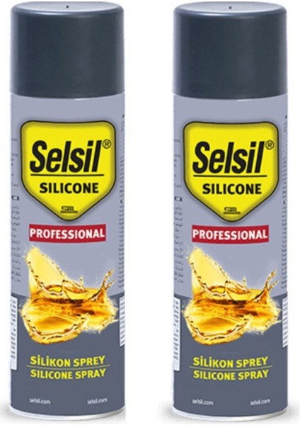 Selsil Silikon Sprey 500 ml x 2 Adet