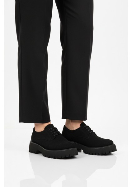 Siyah Süet Kadın Günlük Ayakkabı 572451 Z modelleri