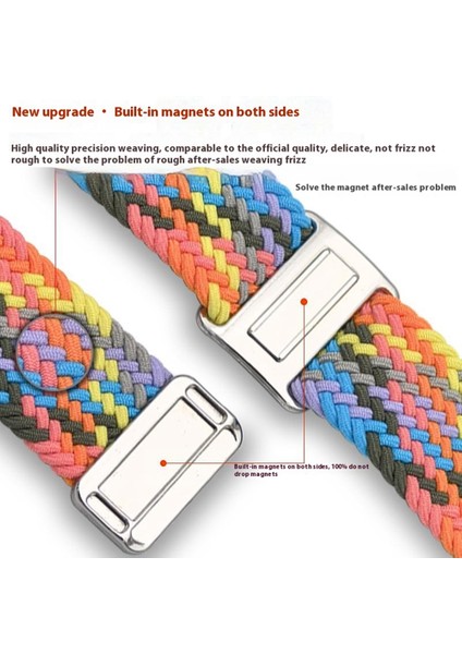 Samsung Galaxy Watch Fe 40MM/WATCH7/6/6 Classic/5/5 Active/5 Pro/4/4 Classic/4 Active Saat Kayışı Manyetik Örgülü Bant-Mavi Pembe (Yurt Dışından) fiyatları