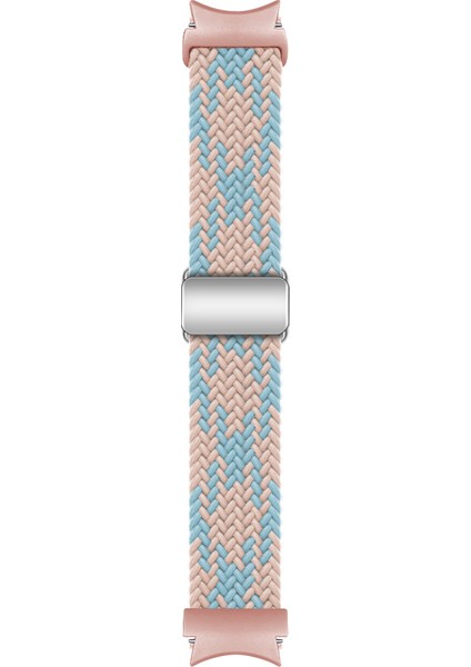 Samsung Galaxy Watch Fe 40MM/WATCH7/6/6 Classic/5/5 Active/5 Pro/4/4 Classic/4 Active Saat Kayışı Manyetik Örgülü Bant-Mavi Pembe (Yurt Dışından) indirimleri