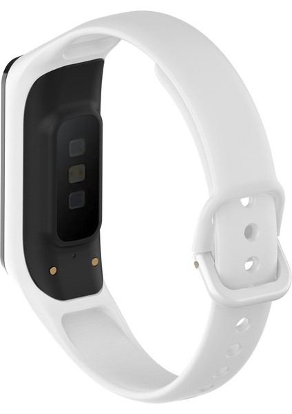 Samsung Galaxy Fit2 SM-R220-BEYAZ Için Akıllı Saat Bandı Silikon Bilek Kayışı Değişimi (Yurt Dışından)