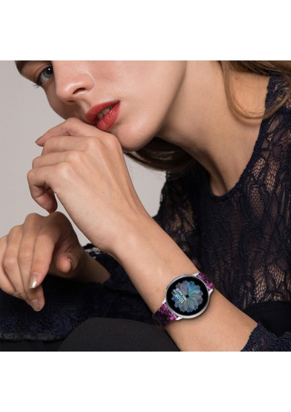 Samsung Galaxy Watch 42MM/GALAXY Active-Mor Için 20MM Reçine Saat Kayışı (Yurt Dışından) modelleri