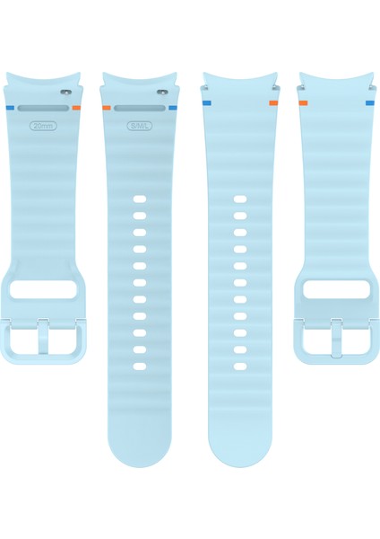 Samsung Galaxy Watch Fe/watch7 40MM 44MM Silikon Dalga Dokulu Saat Kayışı Yedek Kayışları - Sarı (Yurt Dışından) fiyatları