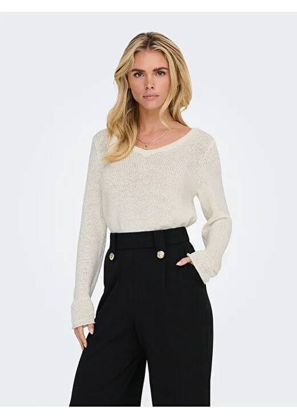 Onlgeena L/s V-Neck Knt Noos Kadın Kazak 15340862 fırsatları