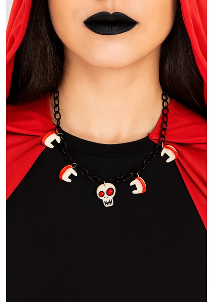 Halloween Cadılar Ba Korkunç Kolye Kurukafa diş50c modelleri