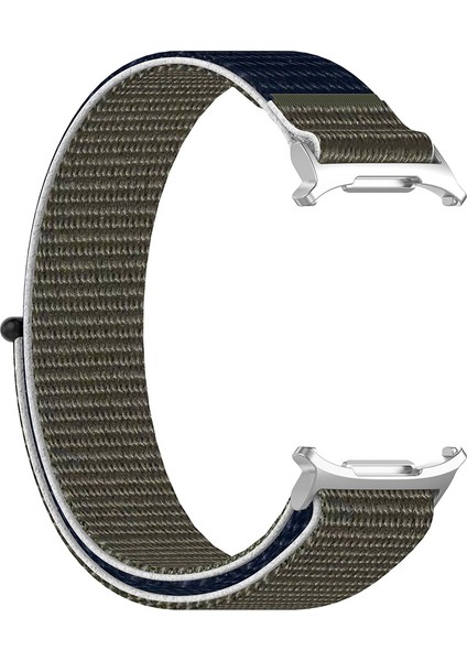 Kalebol Samsung Galaxy Watch Ultra 47MM Saat Kayışı Sihirli Bant Örgülü Naylon Bileklik - Gri + Mavi (Yurt Dışından) fırsatları